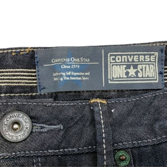 Converse One Star Denim Skirt Size 8 Womens Blue - Picture 3 of 4